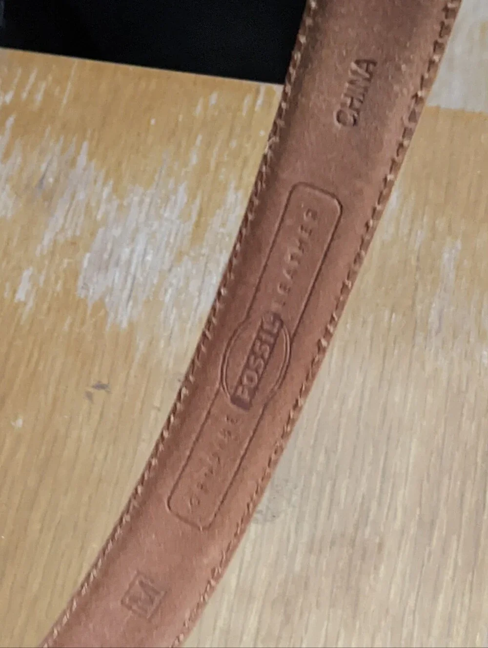 Fossil Genuine Leather Brown Belt Medium